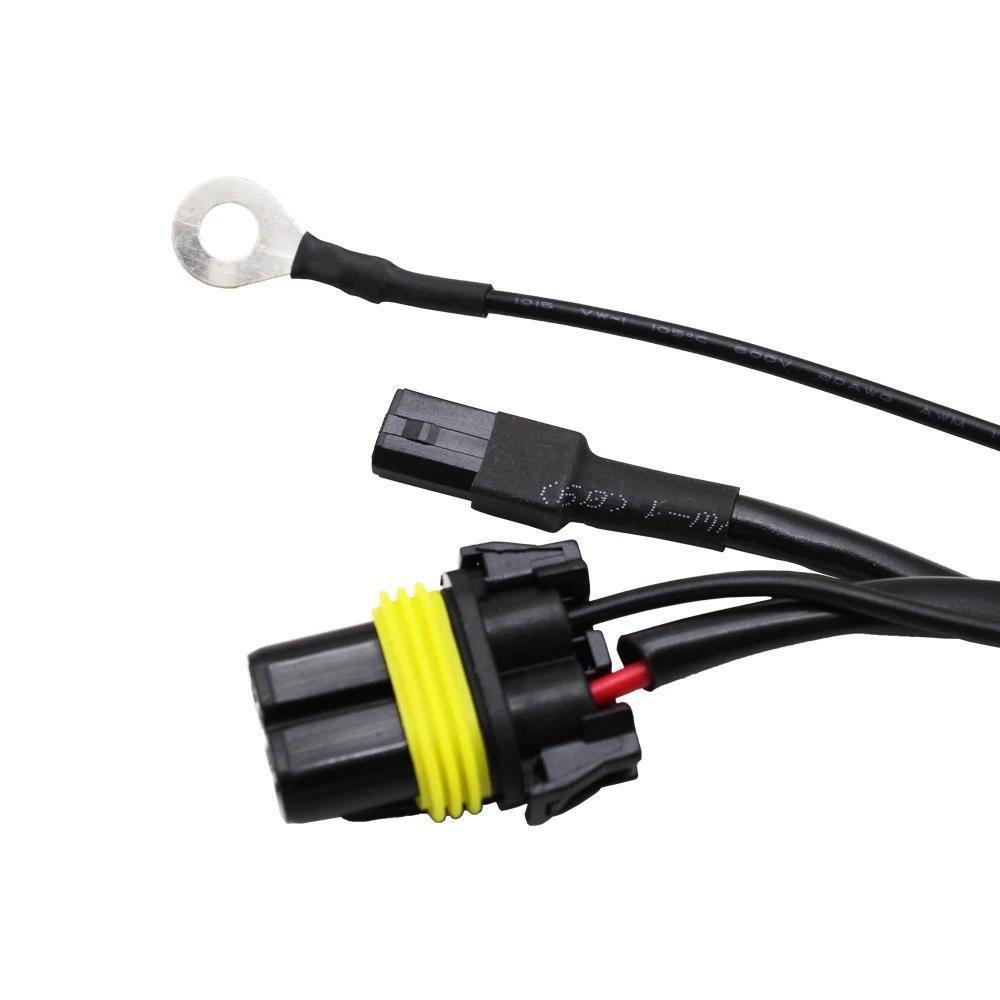 TAOCHIS 12V/24V H4 9003 waterproof wiring harness for HID Headlight blubs Xenon HID Conversion Kit P