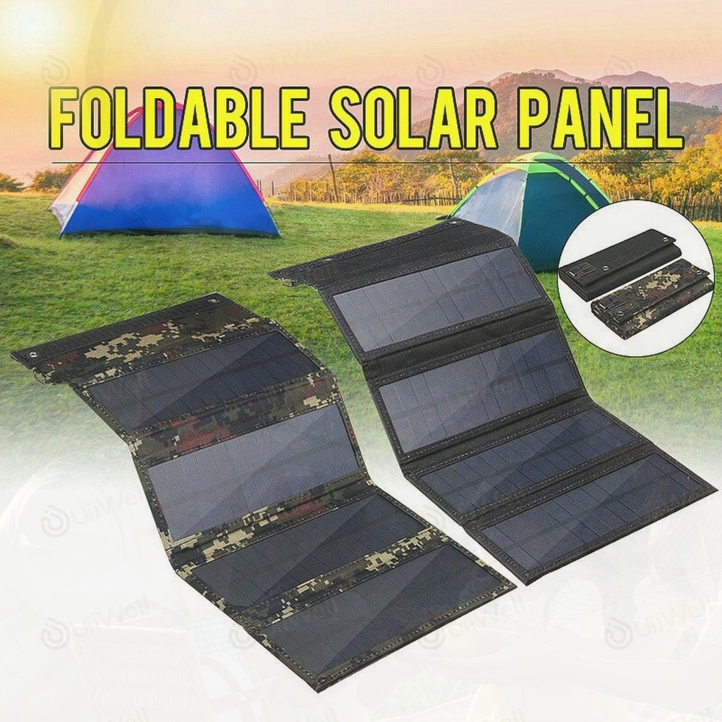 Panel surya portable charger hp tenaga matahari solusi hemat energi ramah lingkungan