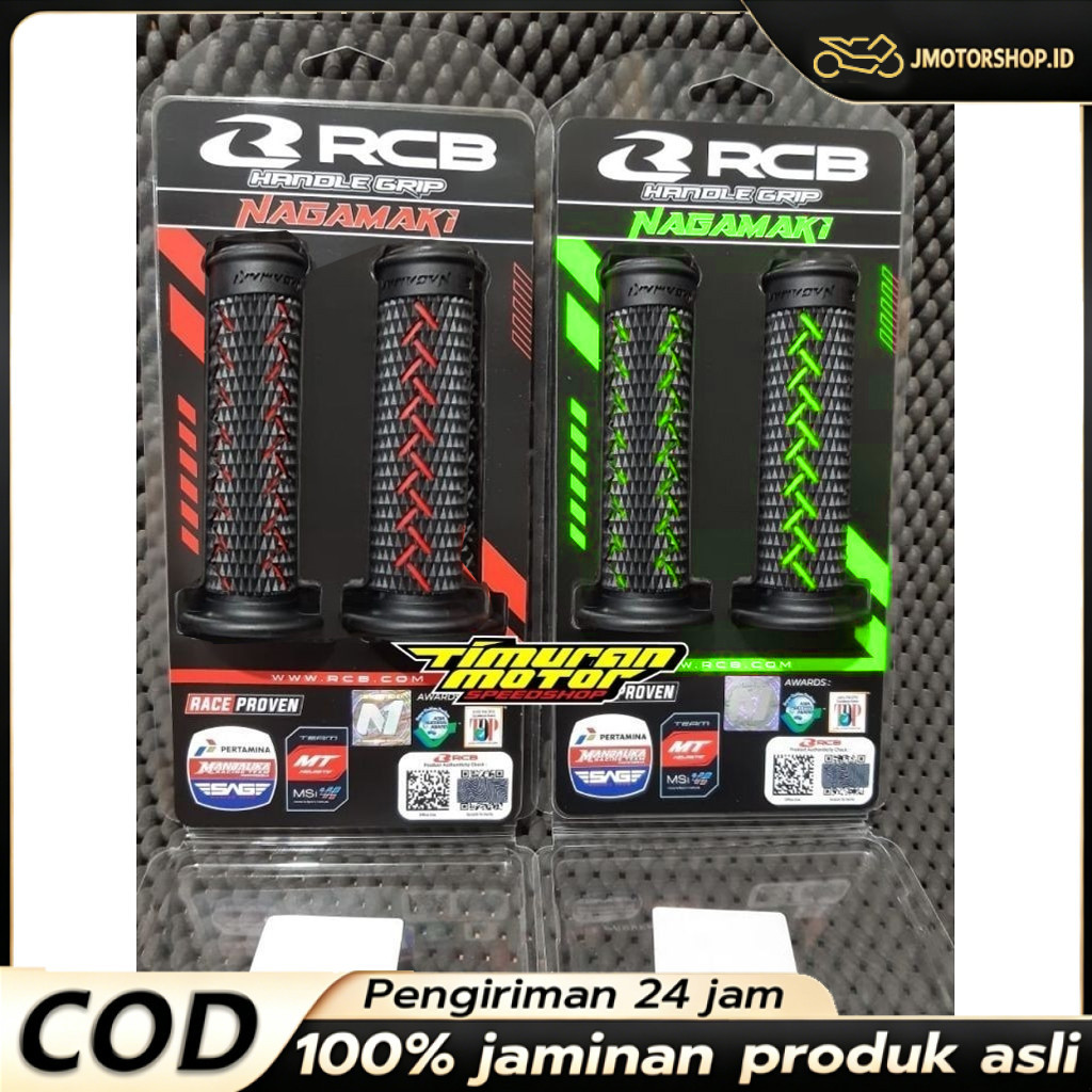 RCB Handgrip RCB HAND GRIP RCB NAGAMAKI HANDGRIP GRIP RCB RACING BOY HITAM UNIVERSAL NMAX AEROX XMAX