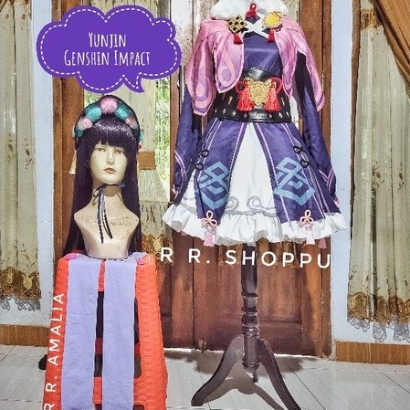Rental kostum Yunjin Man Gu M-L Genshin Impact