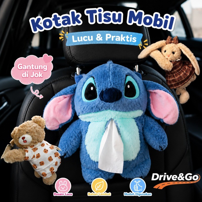 Kotak Tisu Boneka Tempat Tisu Mobil Mainan Boneka Boneka Kotak Lucu Tempat Tisu Gantung Mobil Lucu
