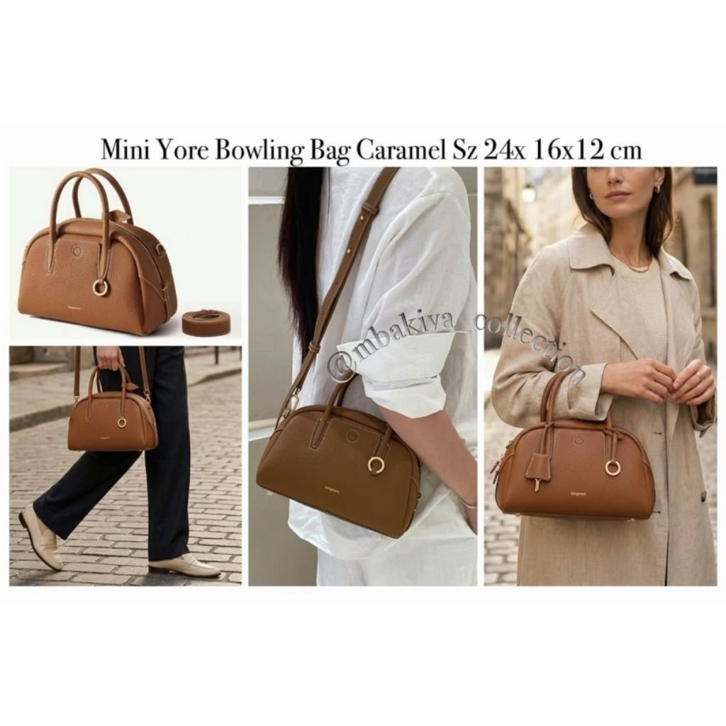 Mini Yore Bowling Bag Caramel