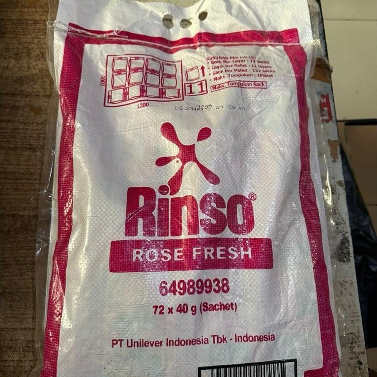 NEW rinso bubuk 1 dus isi  72 x 40g [terbaik][terlaris]