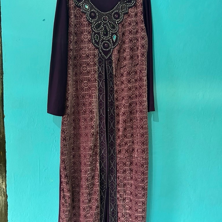 Preloved Gamis ungu