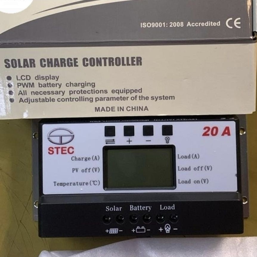 Solar charger Controller STEC 20ATenaga surya / Solar panel
