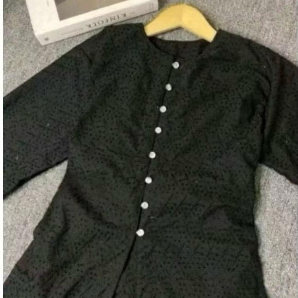 100% Aman Chea Tunik Katun Bordir (Katbol Katun Bolong) / Tunik Kondangan / Atasan Wanita Katun Bolo