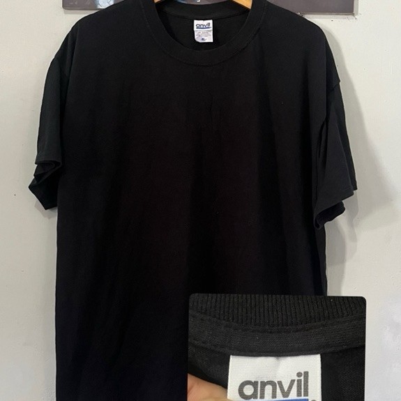 kaos polos vintage anvil