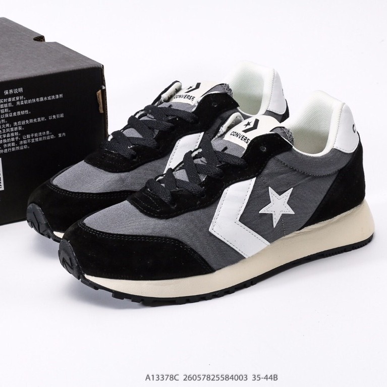 Blackshoes - Sepatu Sneakers Converse Omega Trainer Black Dark Matter