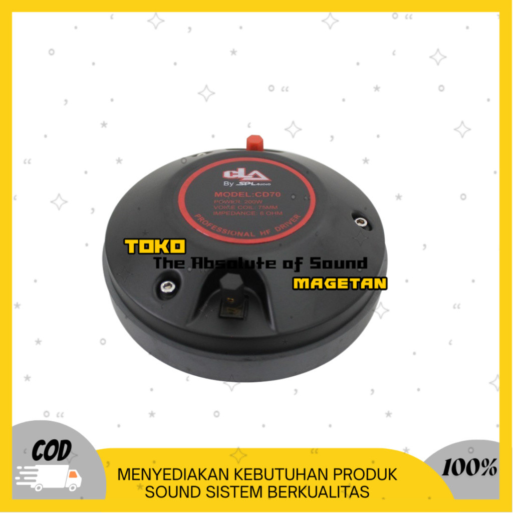 Driver Tweeter CLA By SPL Audio CD 70
