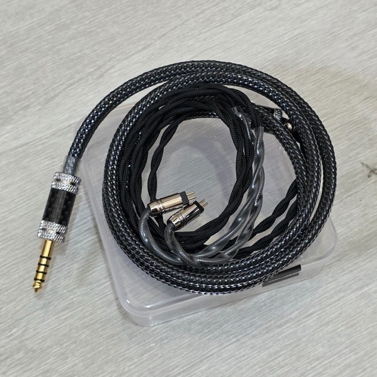 XINHS Black Pearl Upgraded High Purity Single Crystal Copper Double Layer Shielded In Ear Monitor Ca