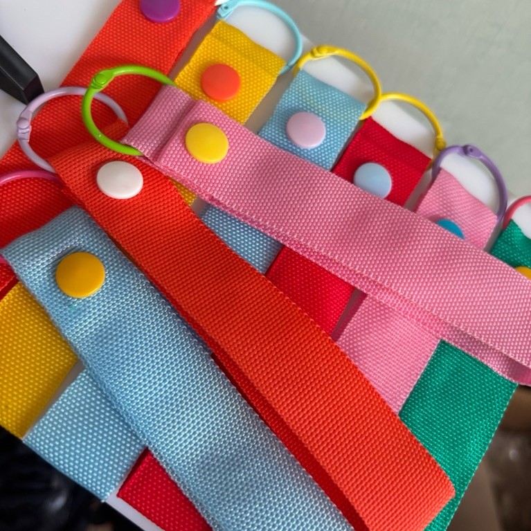 gantungan webbing polos / webbing diy / webbing sablon / webbing paket usaha