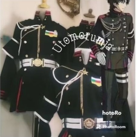 Utomo Rumja kostum cosplay guren Ichinose anime owari no seraph