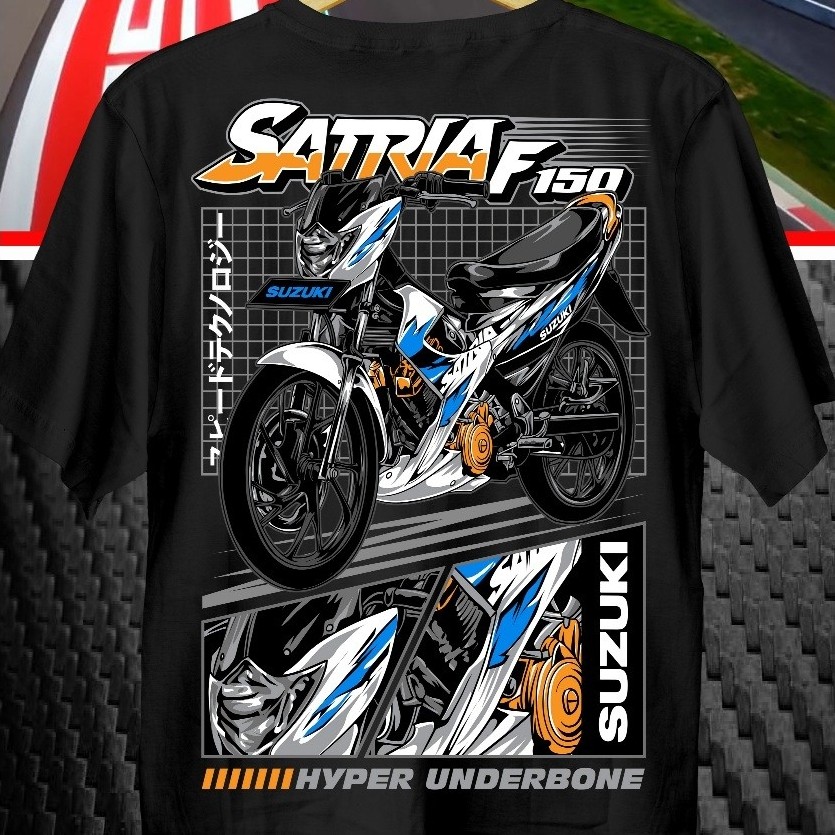 Kaos Motor Satria F 150 // Kaos FU // Baju FU // Kaos Satria F // Baju Satria F // Satria F