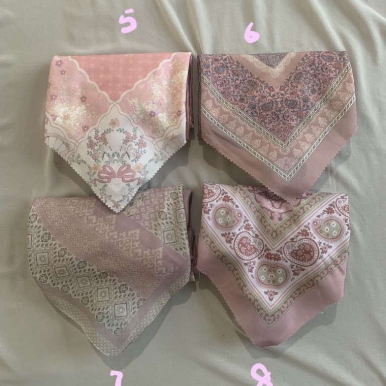 hijab motif PINK SERIES
