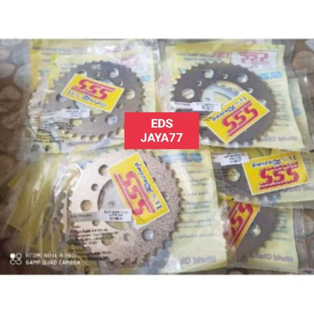 Gear belakang SSS 415 428 Vega ZR Jupiter Z1 415 34 35 36 38 39 40 41 Original SSS