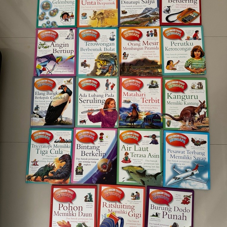 Grolier Ensiklopedia Aku Ingin Tahu Mengapa - Buku Anak Bekas Preloved Original HARDCOVER