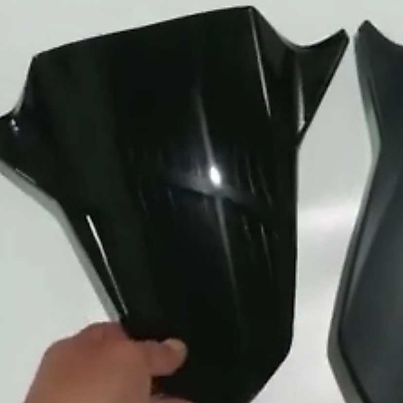 Cover Front Top Panel Tameng Kecil Depan Dasi Buta Polos Honda Vario Click 160 K2S Hitam Gloss Doff