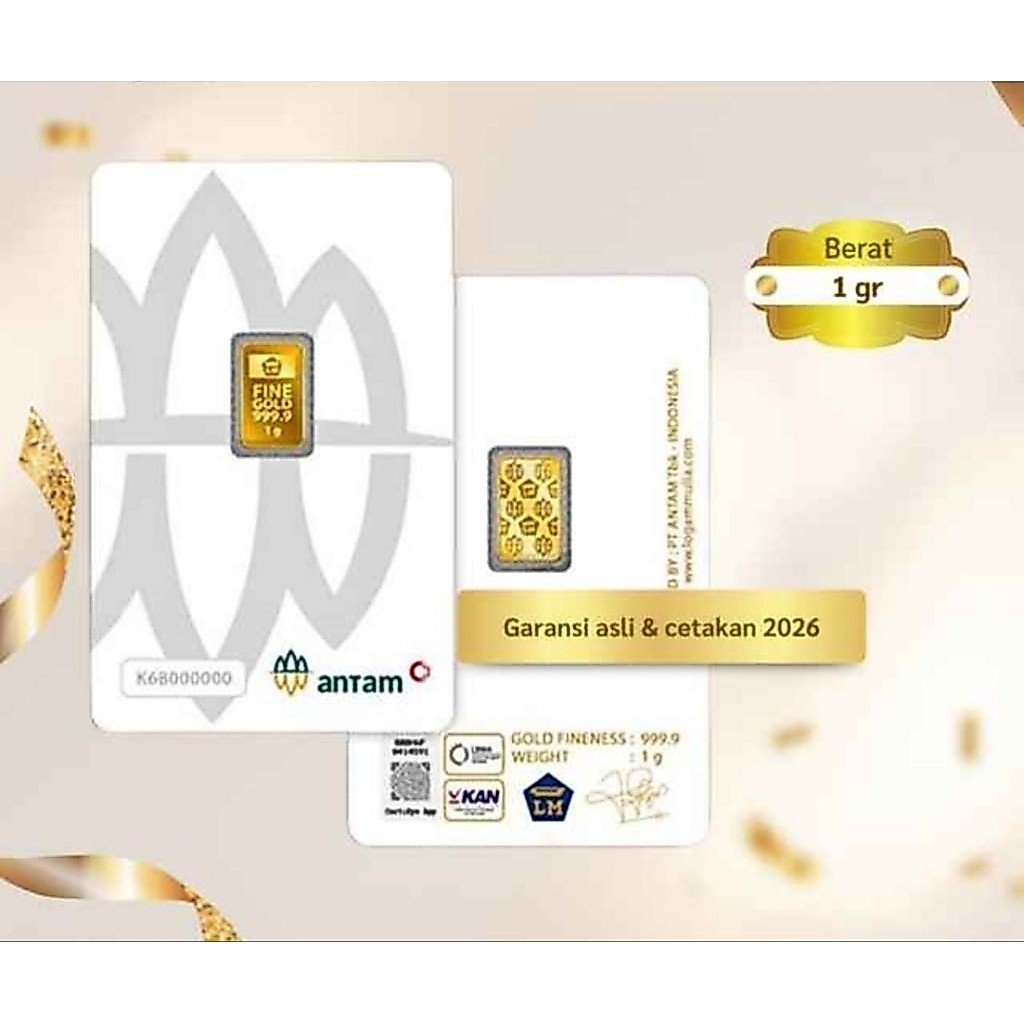 Emas Logam Mulia 1gr