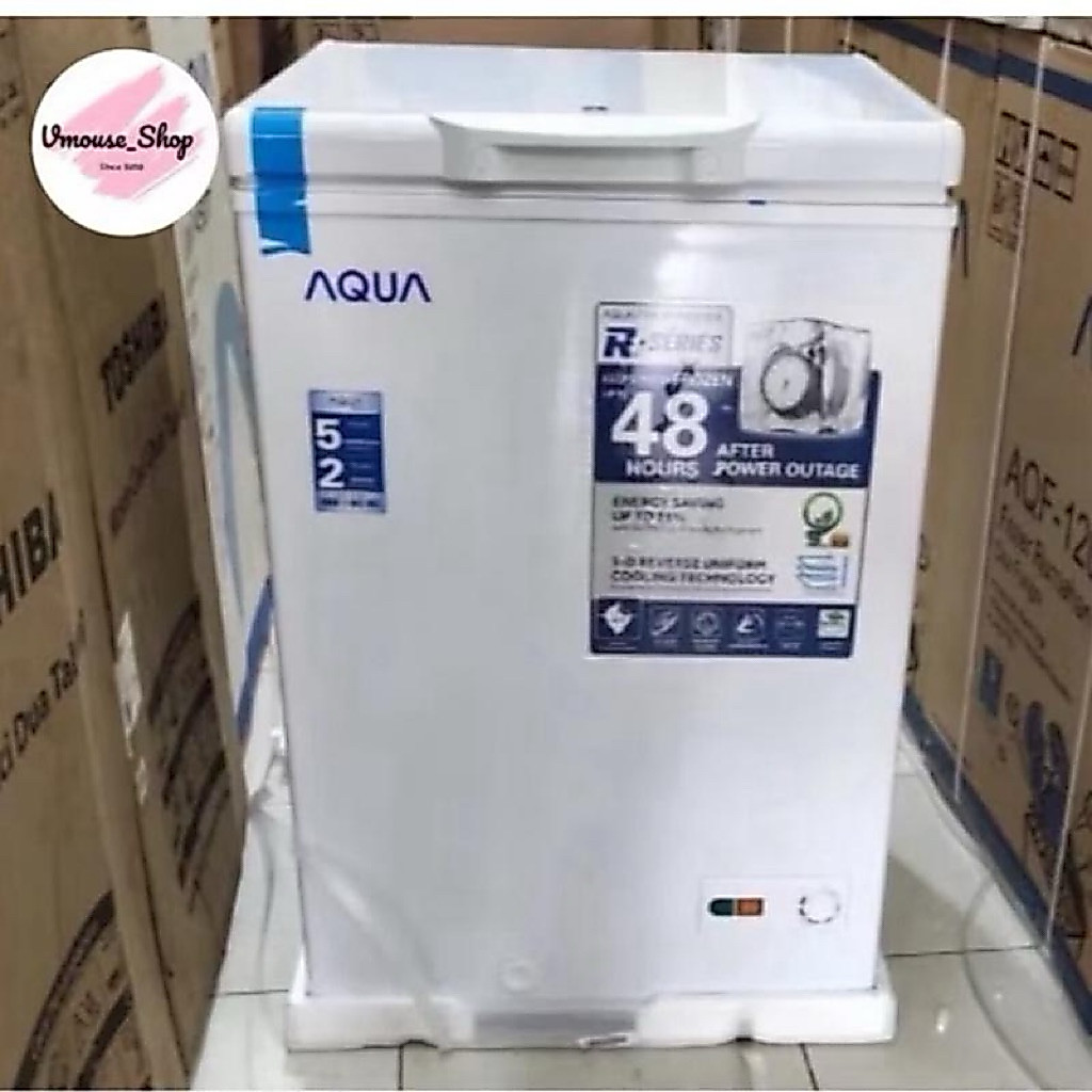 AQUA CHEST FREEZER AQF120MC - BOX FREEZER AQUA 100 LITER - BOX DAGING AQUA 120 LITER - AQUA AQF120MC