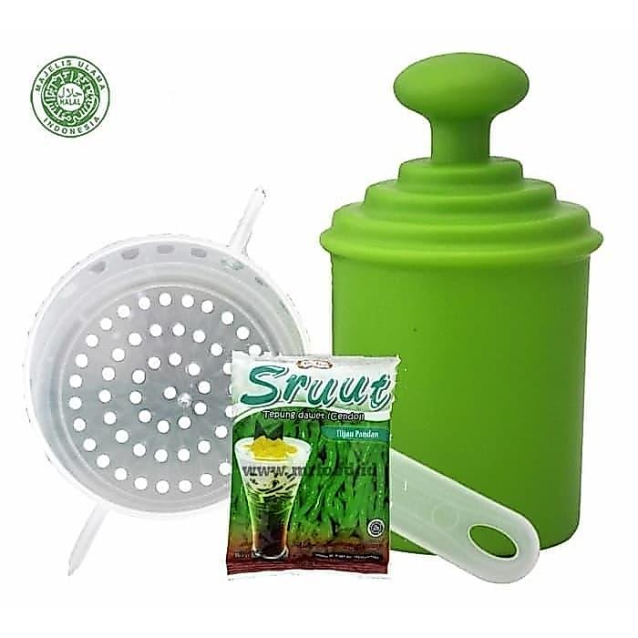 Cetakan Cendol / Dawet SRUUT BONUS tepung cendol