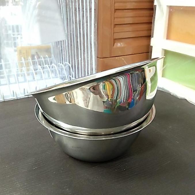 MANGKOK KOBOKAN STAINLES 16CM BASKOM VAVINCI B616 TEMPAT SOP SAYUR