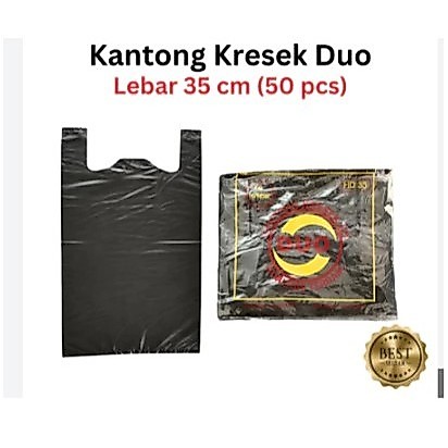 BH KRESEK HD DUO 100 LEMBAR KRESEK HITAM , PUTIH ANEKA WARNA KRESEK HITAM HDPE PUTIH KANTONG PLASTIK