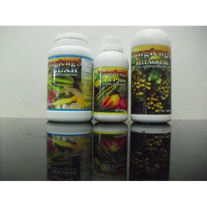 PROMO  Pupuk Nongfeng Paket Kelengkeng (NF Kelengkeng, AAPlus, Nongfeng Buah)