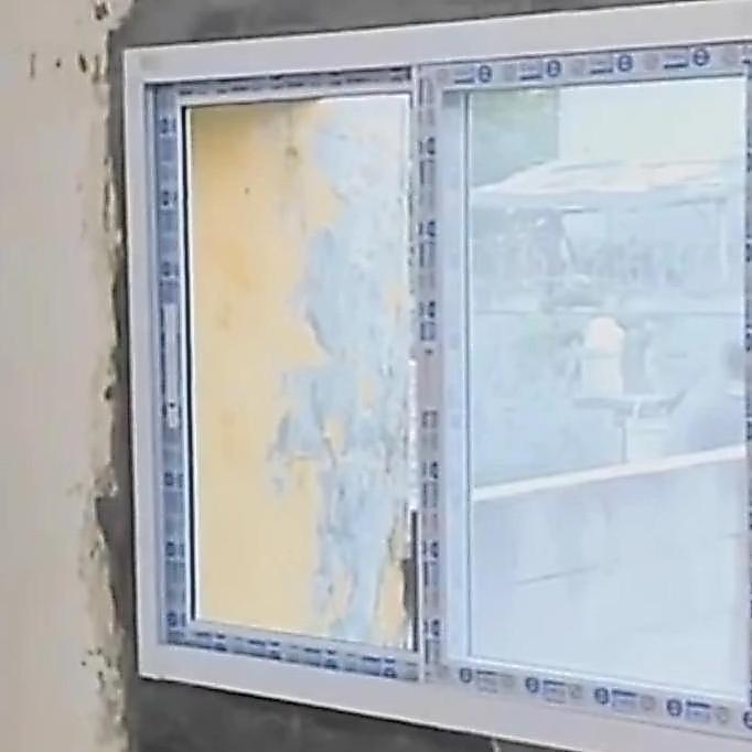 jendela UPVC geser dengan kawat nyamuk EDEN SGWN 1210 putih