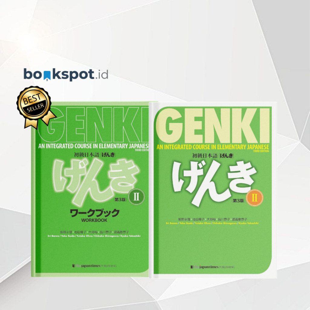 Buku Genki Textbook Volume 2 Textbook & Workbook