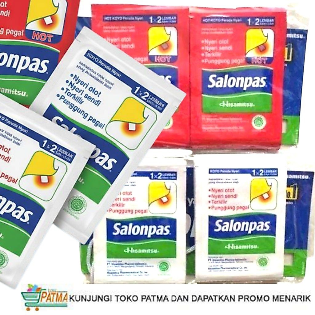SALONPAS KOYO RENCENG HANGAT/PANAS Per 1 Renceng 10 Sachet
