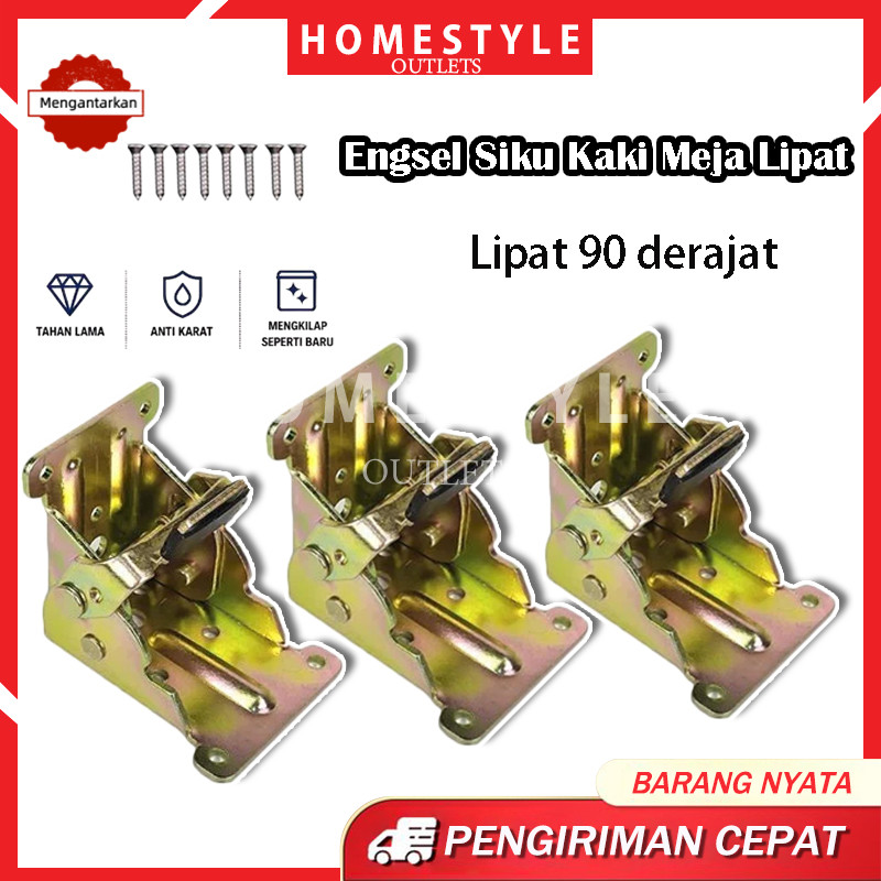 HM- Engsel Siku Kaki Meja Lipat /Braket Bracket Engsel Kaki Meja Lipat / Braket Engsel Kaki Meja Sik