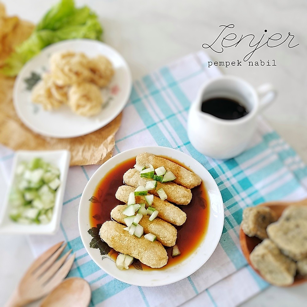 PEMPEK LENJER 5 PCS - PEMPEK PALEMBANG MURAH ENAK FROZEN FOOD PEMPEK MEDAN