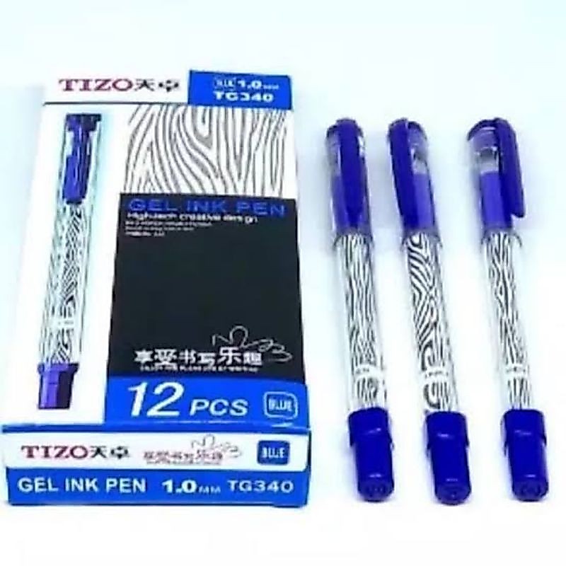 [ ecer ] Bolpen gel Tizo TG 340 biru