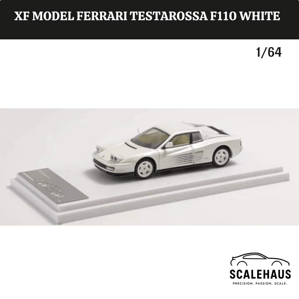 XF Model 1/64 Ferrari Testarossa F110 White
