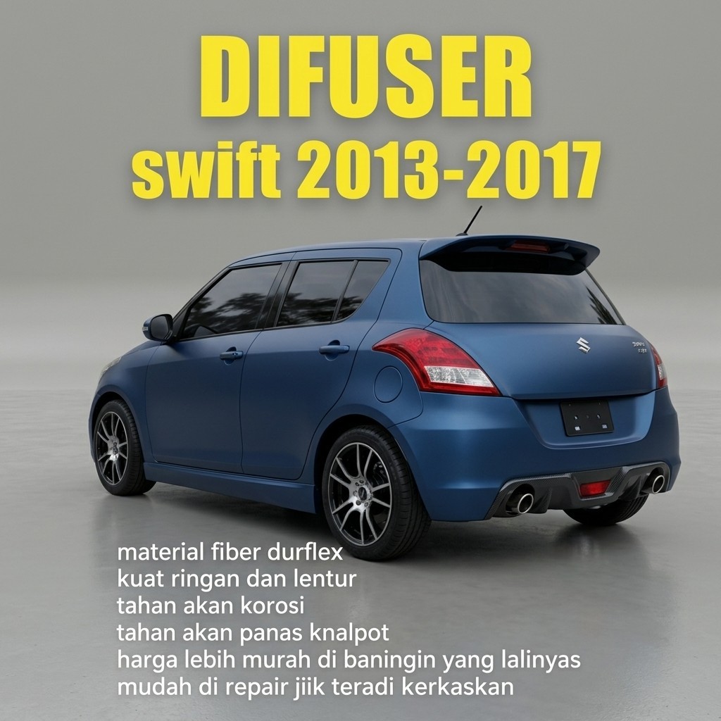 BODYKIT DIFUSSER suzuki swift 2013-2017 BODYKIT SUZUKI SWIFT BELAKANG SAJA