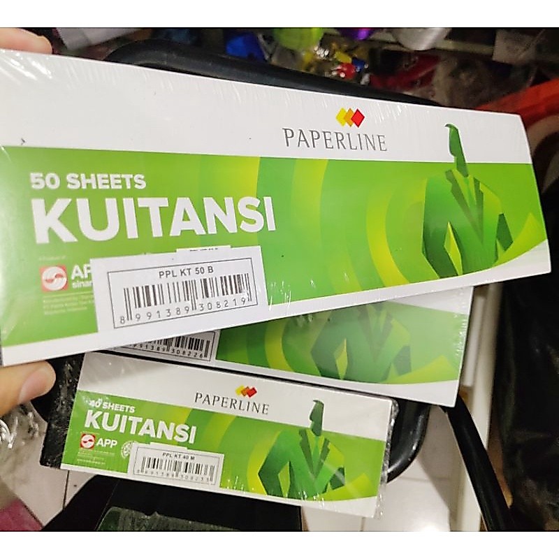 Buku kwitansi Besar Paperline (1pak isi 10pcs)