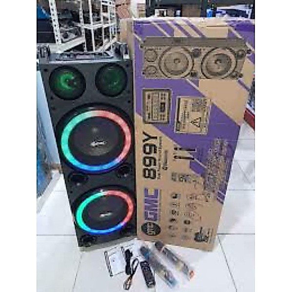 GMC SPEAKER PORTABLE 899Y 10inch x 2/Speaker meeting Portable 10inch x2
