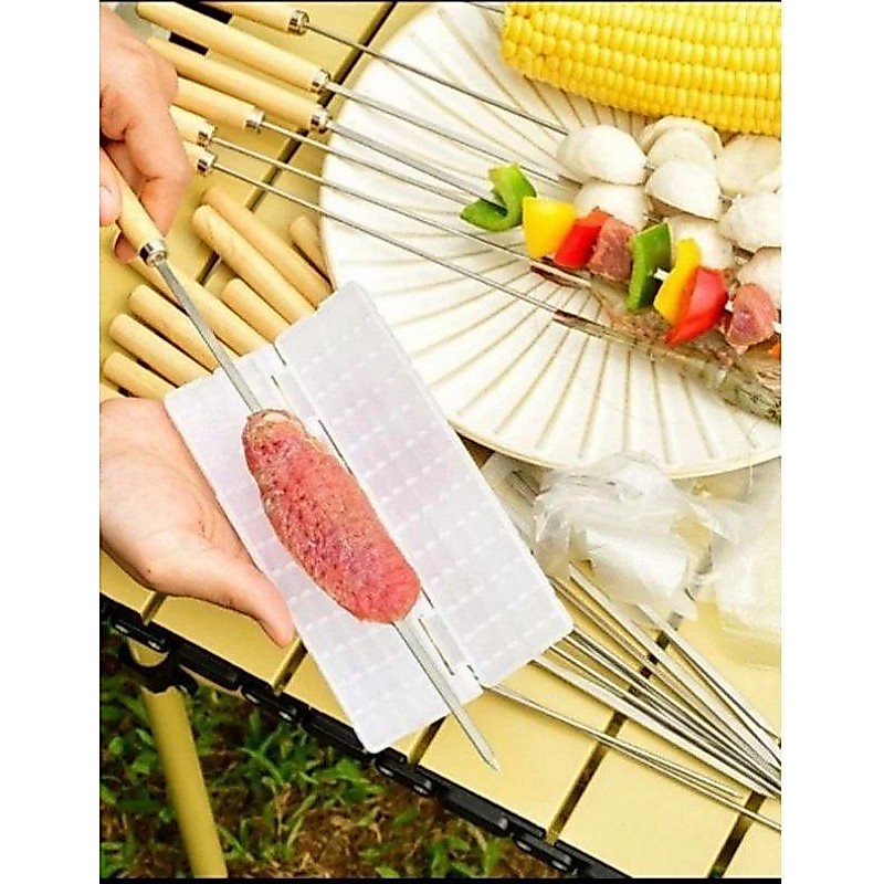 tusuk sate GAGANG STAINLESS BBQ TUSUK SATE STENLESS ALAT