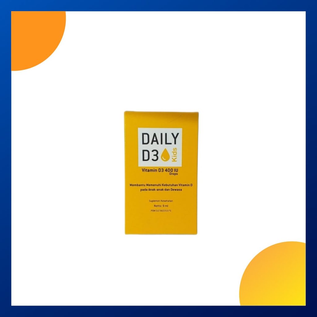 Daily D3 Kids Drop 9 Ml Botol