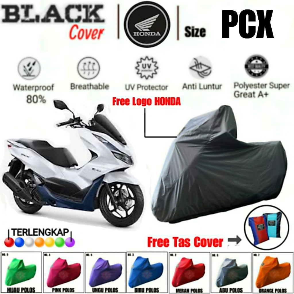 Sarung Motor Pcx, Cover Motor Pcx, Selimut Motor Pcx, Cover Body Motor Pcx, Polyester Premium , Poly