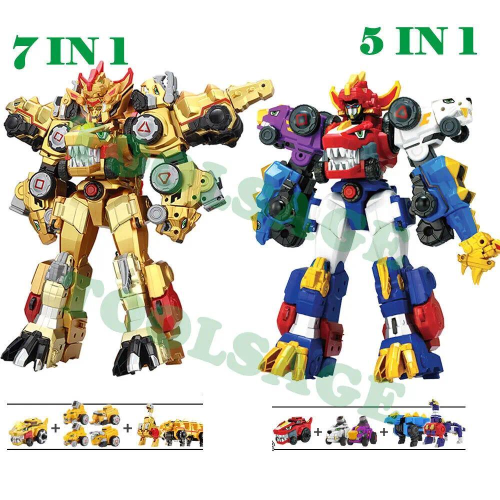Dino Core Ultra D-Buster Tyranno Dinosaur Transform Robot Combiner 5in1 / 7in 1 Action Figure Tanpa 