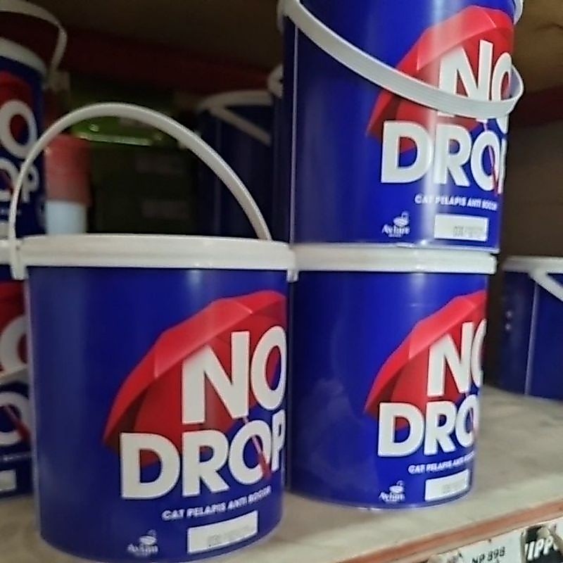 CAT NODROP 4 KG (READY STOK)/ Cat anti bocor/Cat Tembok Waterproof Anti Bocor 4Kg
