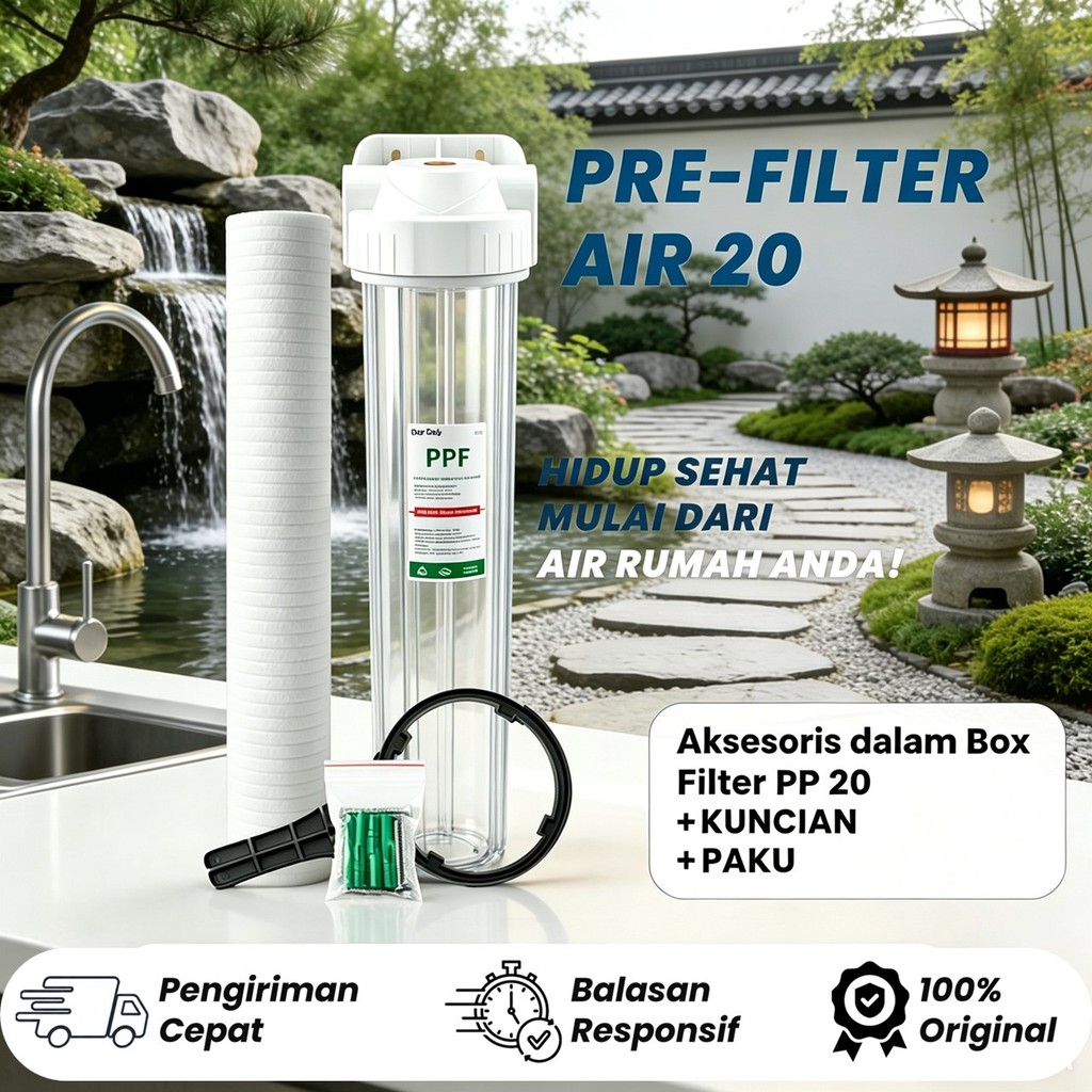 HOUSING FILTER AIR  20" + Filter PPF 5 Micron