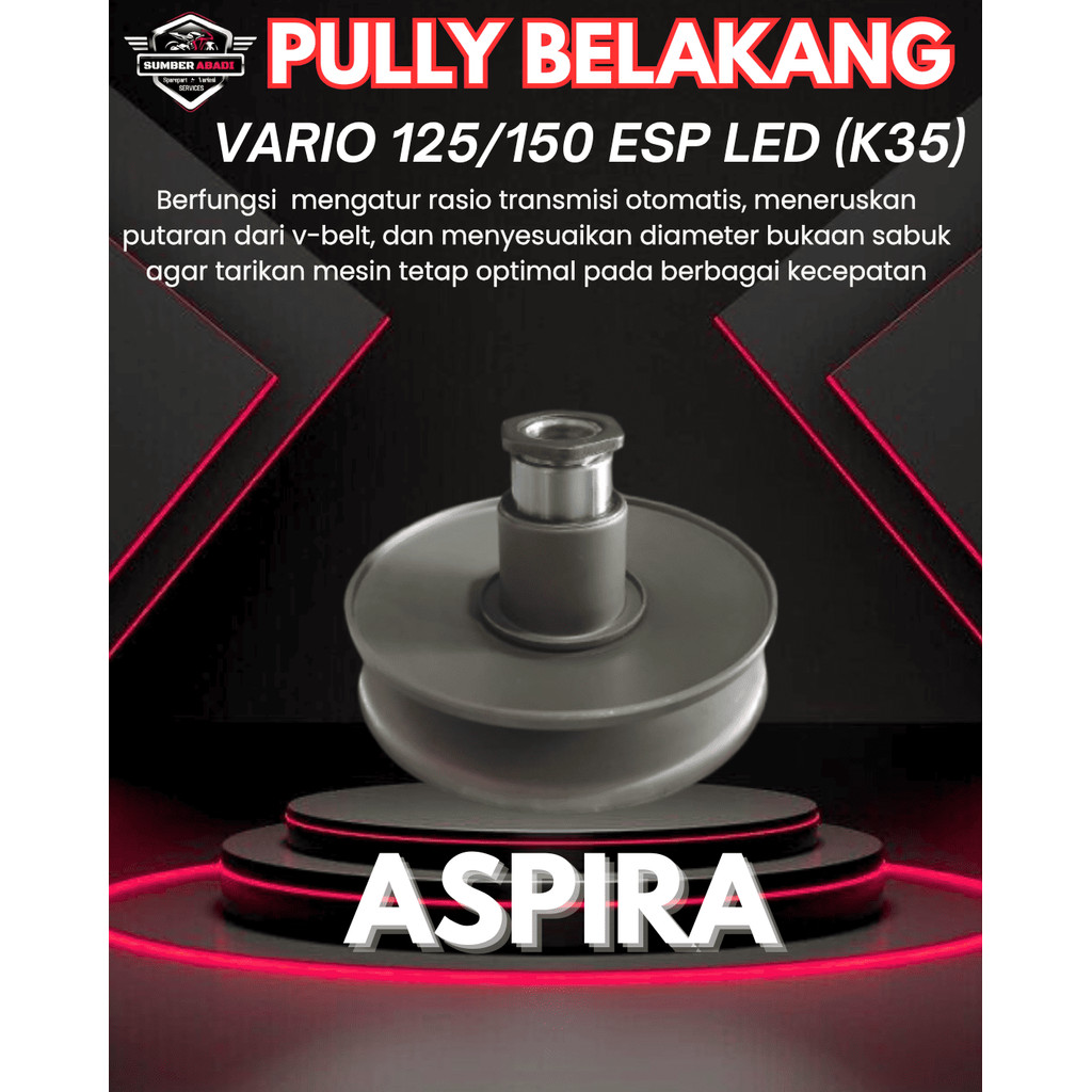 Aspira Pully Belakang Vario 125/150 eSP LED