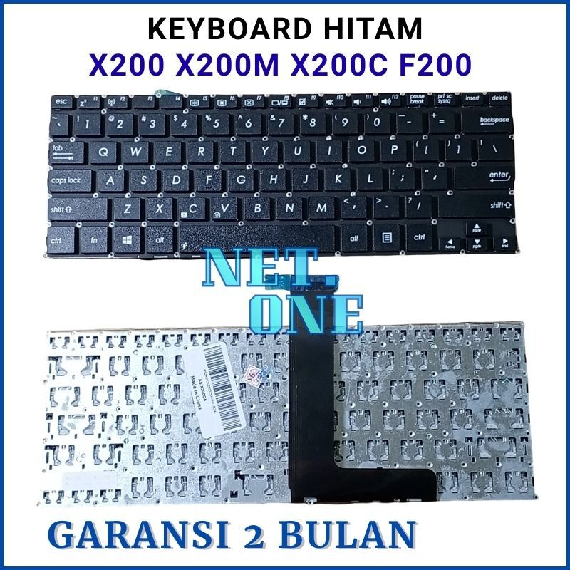 Keyboard Notebook Asus X200Ca X200Ma F200Ca F200Ma -NETONE