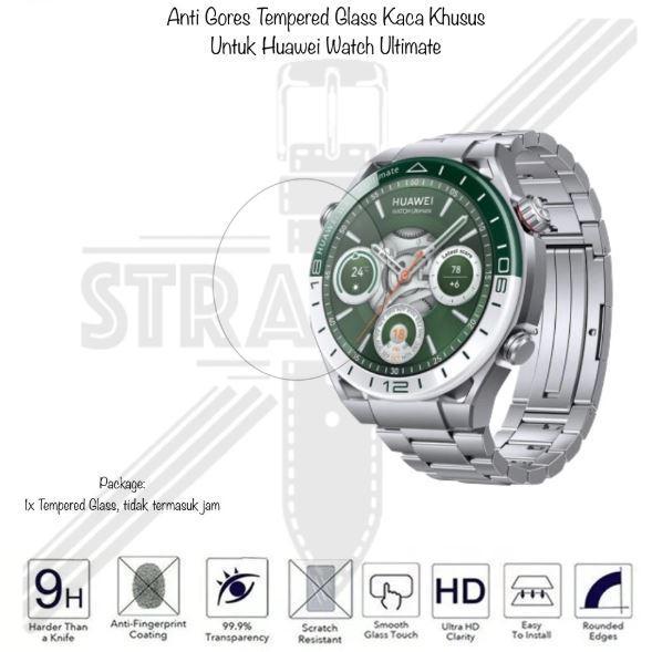 tempered glass untuk Huawei Watch Ultimate anti gores jam tangan tempered glass pelindung layar scre