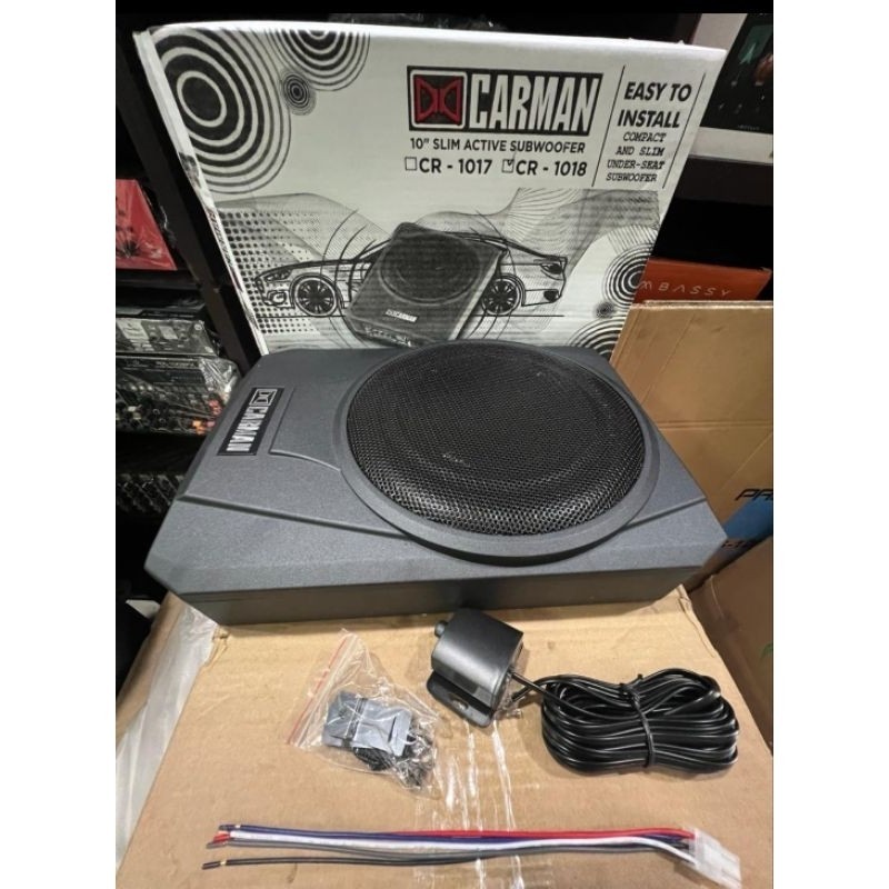 Subwoofer Aktif Carman Subwoofer kolong Carman Subwoofer bawah jok Carman