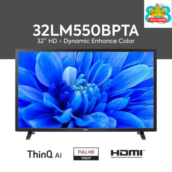 LG TV 32 Inch HD 32LM550BPTA Dynamic Color Enhancer USB Movie Televisi Digital