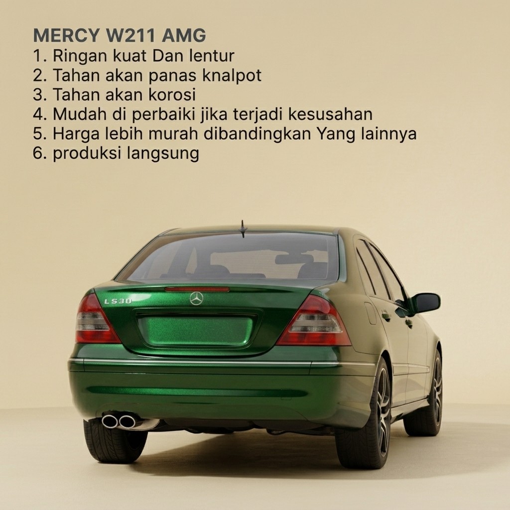 PROMO bumper bemper mercedes benz w203 2001-2007 mata kacang AMG C class body kit mercy merci BODY K