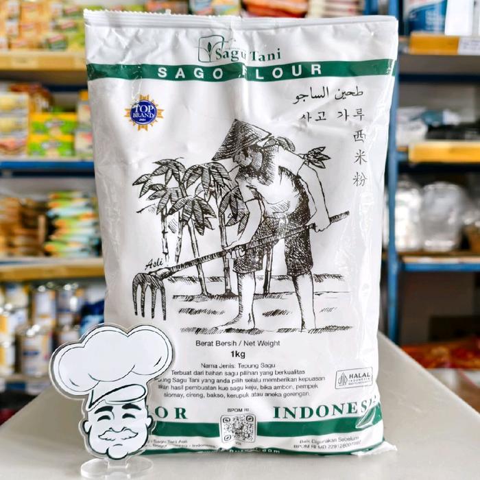 Sagu Tani Bogor 1Kg / Tepung Sagu Tani 1Kg